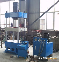 滕州東城鍛壓63噸三梁四柱液壓機高清詳解 小噸位設備中的實力派